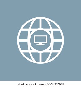 Website Icon Vector flat design style