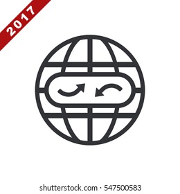 Website Icon Vector flat design style