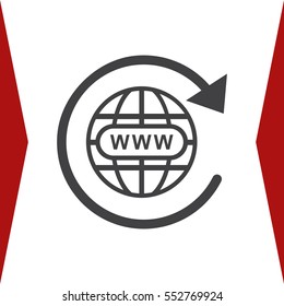 Website Icon Vector flat design style