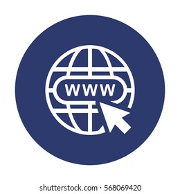 Website Icon Vector flat design style