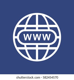 Website Icon Vector flat design style