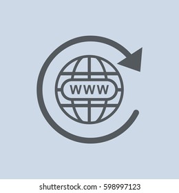 Website Icon Vector flat design style