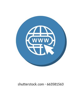 Website Icon Vector flat design style