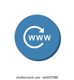 Website Icon Vector flat design style
