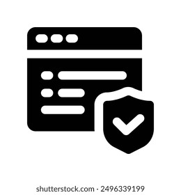 website icon. vector glyph icon for your website, mobile, presentation, and logo design.