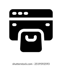 ícone do site. ícone de glifos vetoriais para o seu design de site, celular, apresentação e logotipo.