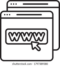 Website icon vector illustration design