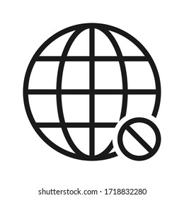 Website icon. Website vector illustration. Internet world symbol isolated on white
