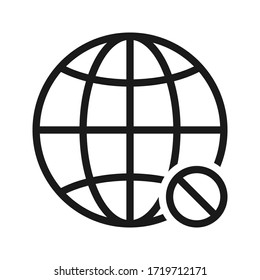 Website icon. Website vector illustration. Internet world symbol isolated on white