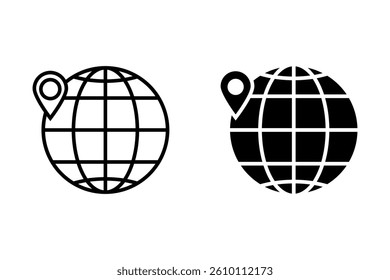 Website icon. Website vector illustration. Internet world symbol isolated on white
