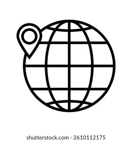 Website icon. Website vector illustration. Internet world symbol isolated on white