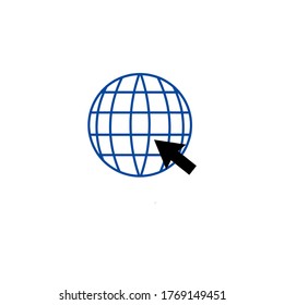 plantilla de logotipo de ilustración de vector de icono de sitio