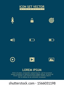 Website icon vector isolated on background.