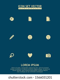 Website icon vector isolated on background.