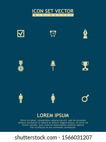 Website icon vector isolated on background.