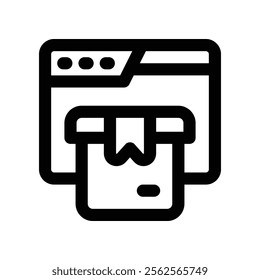 website icon. vector line icon for your website, mobile, presentation, and logo design.