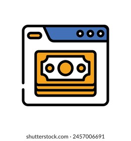 Website-Symbol Vektorgrafik Stock-Illustration