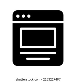 Website Icon Vector Symbol Design Illustration