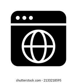 Website Icon Vector Symbol Design Illustration