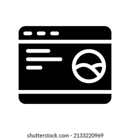 Website Icon Vector Symbol Design Illustration