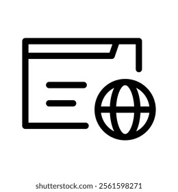 Website Icon Vector Symbol Design Illustration