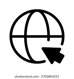 Ilustración de diseño de símbolo de Vector de icono de Sitio web