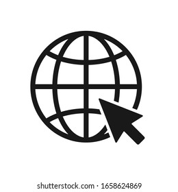 Website Icon. Vector www icon