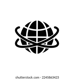Website Icon. Vector www icon. Click to go to website or internet art icon for apps and websites perfect for all project.