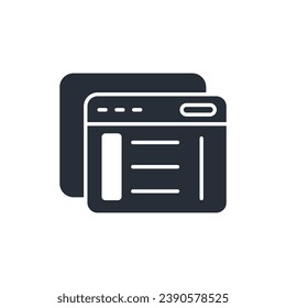 website icon. vector.Editable stroke.linear style sign for use web design,logo.Symbol illustration.