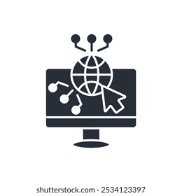 Website icon. vector.Editable stroke.linear style sign for use web design,logo.Symbol illustration.