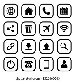 Website icon, Web icon Set