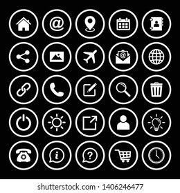 Website icon, Web icon Set