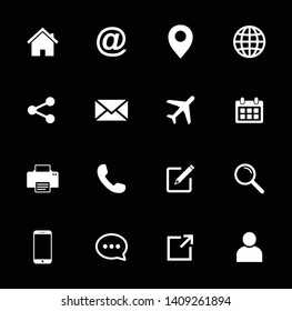 Website icon, Web icon Set symbol vector