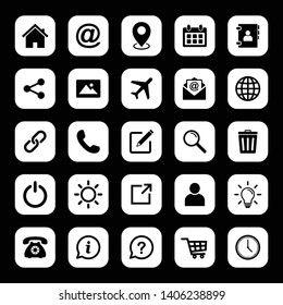 Website icon, Web icon Set vector
