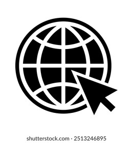 Website icon. Web symbol isolated vector illustration