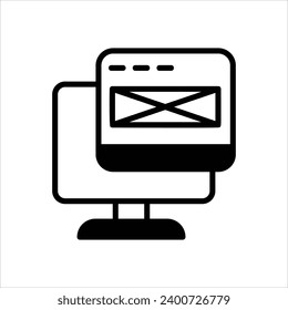 Website icon with white background vector
