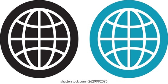 Website icon. world web icon www earth globe icons vactor for illustration,

