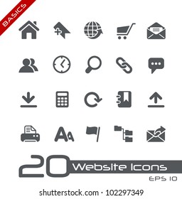 Website Icons // Basics