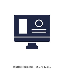 website icons isolated on White Background. Flat style design