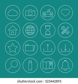 website icons set