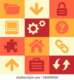 Website icons set great for any use, Vector EPS10.