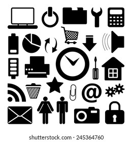 Website icons set great for any use. Vector EPS10.