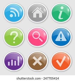 Website icons set great for any use. Vector EPS10.