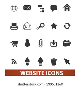 website icons set, vector