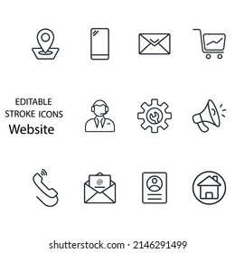 Website icons  symbol vector elements for infographic web icons set . Website icons  symbol vector elements for infographic web pack symbol vector elements for infographic web