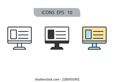 website icons  symbol vector elements for infographic web