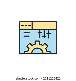 Website icons  symbol vector elements for infographic web