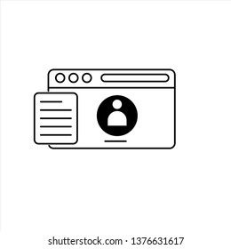website icon,vector best flat line icon.