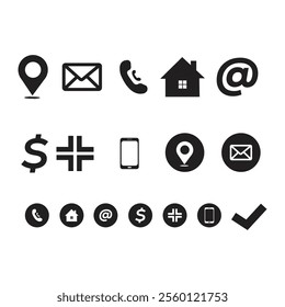 Website Important Icon set vector