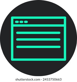 website internet browser in icon form